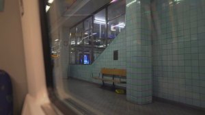 Sweden, Stockholm, subway ride from Gullmarsplan to Alvik