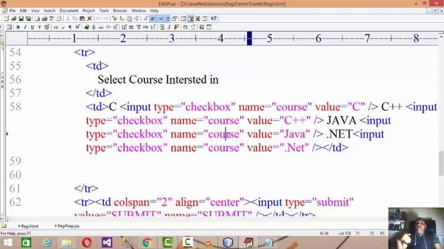 Java Server Pages All Web Form Controls and Data Post Explained By Sushil. смотреть онлайн