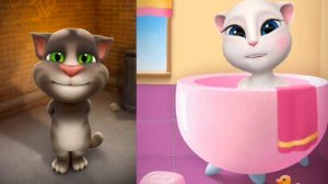 Talking Tom  Vs  My Talking Angela 2 -- Very Funny Video | Cartoon | Gameplay | Android