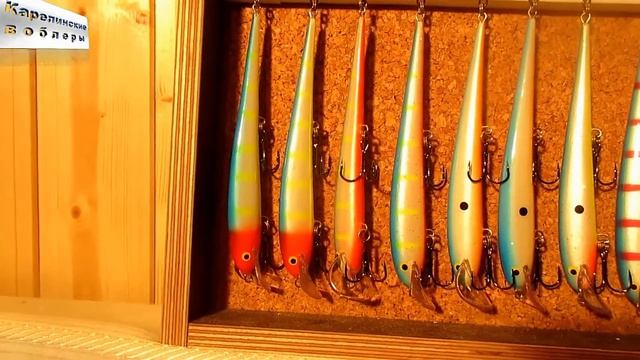 Author lures. Авторские воблеры. Карелинские воблеры  из бальсы.