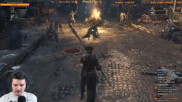 BloodBorne Обзор PS4 Игрем через ПК) Наш гайд мира БладБорн и его секретов! №1
