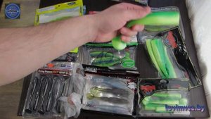 КРУПНЫЕ СИЛИКОНОВЫЕ ПРИМАНКИ  FOX RAGE , LUNKER CITY , KEITECH ДЛЯ ЛОВЛИ СУДАКА И ЩУКИ на джиг