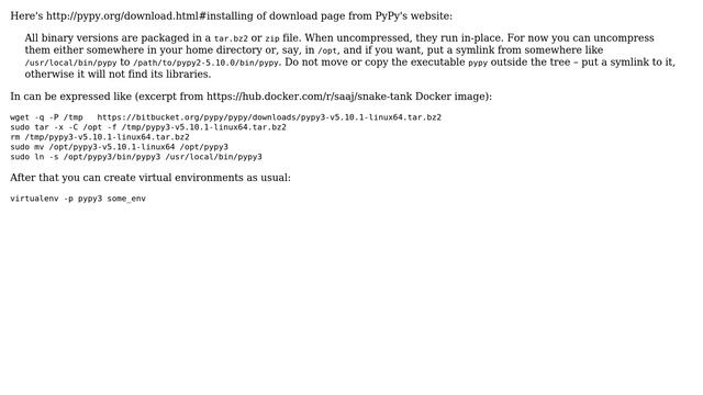 Ubuntu: How to install PYPY3 on Ubuntu, for newbies? (4 Solutions!!) смотреть онлайн