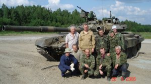 Уралвагонзавод. Испытания танка Т-90А с тепловизионным прицелом ЭССА. 2006 год.  20 ролик