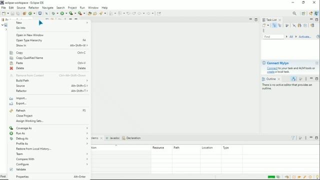 Java Hello World Example in Eclipse || Hello World Program In Eclipse