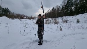Стойка для стрельбы из лука.