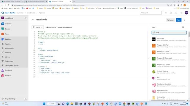 azure pipeline with reactjs and LKE(linode kubernetes service) смотреть онлайн