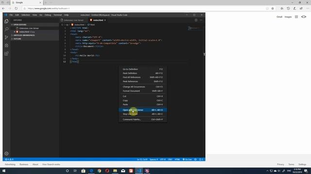 Invalid path in liveserver.settings.root issue with vscode and liveserver (solved)