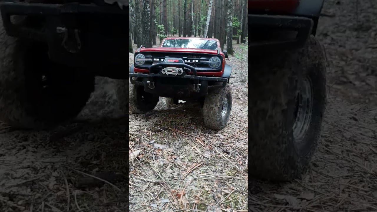 Bronco на крутом подъёме #offroad #rcscale #rc