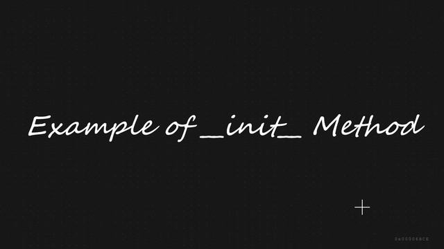 Python's __init__ Method in 2 Minutes
