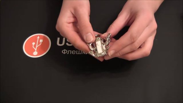 Флешка (USB Накопитель) Лягушка, цвет - зеленый смотреть онлайн