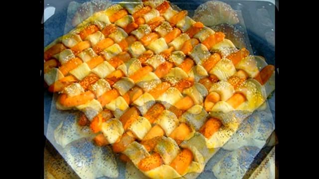 Выпечка, формирование выпечки, розы из колбасы выпечка.
