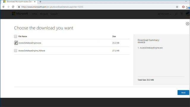 Install Microsoft Access Database Engine JDBC ODBC Driver Database Connection Manager Java