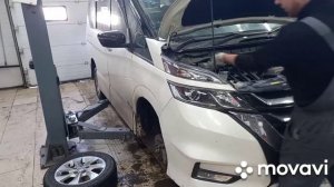 Ниссан Серена Nissan Serena 2016 год .Поднятие на проставки Nissan Serena .Компания Аукцион ДВ.
