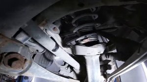 Замена задней пружины Volkswagen Touareg NF