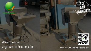 Гриндер для измельчения томленного чеснока в пюре Vega Garlic Grinder 800 | Тест для клиента