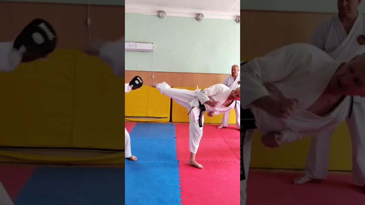 Техника уширо Маваши Гери. Asai Ryu Karate Sevastopol.#karate #каратэ