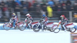 Полуфинал личного чемпионата России по ледовому спидвею в Шадринске (2021-12-18)