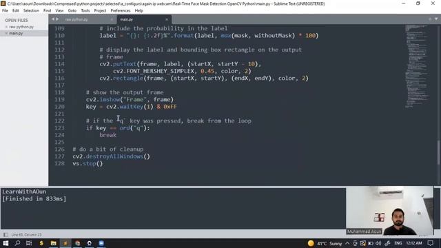 Real Time Face Mask Detection with OpenCV, Tensorflow and Python| With Source Code & complete guide