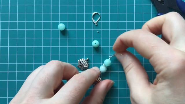 Серьги из бусин | Длинные серьги своими руками | Мастер класс серьги