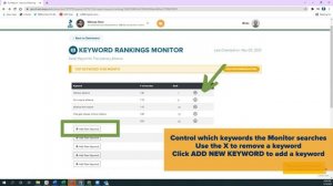 BBB Online Help Center Trust Monitor 7: Keyword Monitor