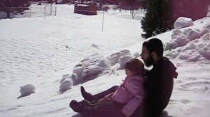 Tatty & Yaffa sledding