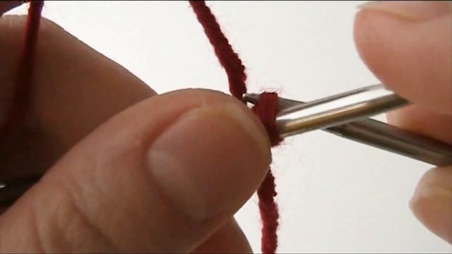 Как связать шнурок спицами. Полый шнур спицами. How To Knit An I Cord.