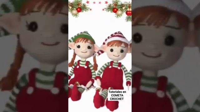 Elfos amigurumi #elfosacrochet смотреть онлайн