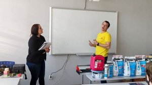 Очередной мастер-класс "Есть такая профессия-Плиточник, или плитка как искусство"