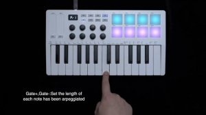 SMK-25 MIDI Keyboard Arpeggiator function