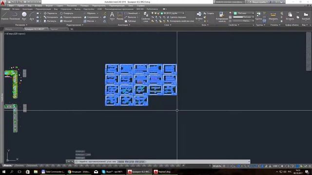 Наименование слоев, толщины и группировка слоев AutoCAD