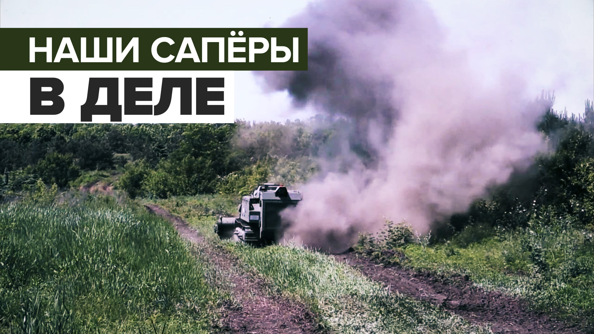 Работа сапёров на освобождённых от ВСУ территориях — видео