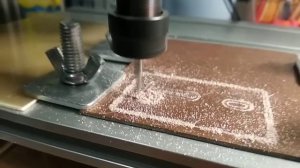 Фрезеровка печатной платы на CNC3018