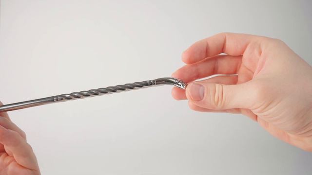 Бомбилья витая, цвет серебряный, 20.5 см смотреть онлайн