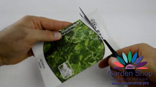 Семена на целина (селъри) в саксия лесно засяване със специален диск смотреть онлайн