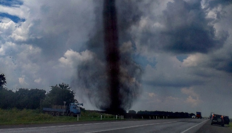 Мощный смерч в Ростовской области
#Rostov #landsput #tornado