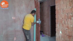 Выравнивание дверного проёма после расширения