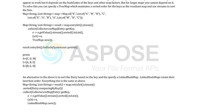 How to sort a Hashmap lt String List lt String gt gt according to the elements on the list Java 8 смотреть онлайн