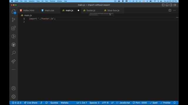 Importing ES Modules for Side Effects смотреть онлайн