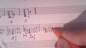 Теория музыки. Трезвучия. Построение 4 видов трезвучий