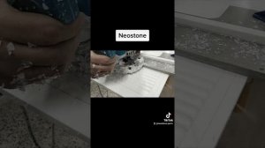 Фризеровка акрилового камня галтельная фреза.