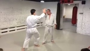 Сдача на 5 кю Айкидо Леонид