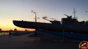 Благовещенск достопримечательности ! Набережная реки Амур, Триумфальная арка.