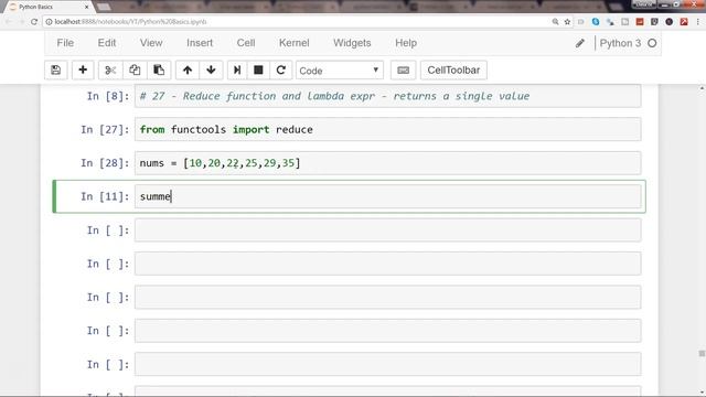 Python 3 Programming Tutorial | #5 Python lambda function with Reduce function
