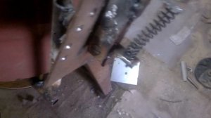 Устройство фиксации положения самодельной бетономешалки, доработки.