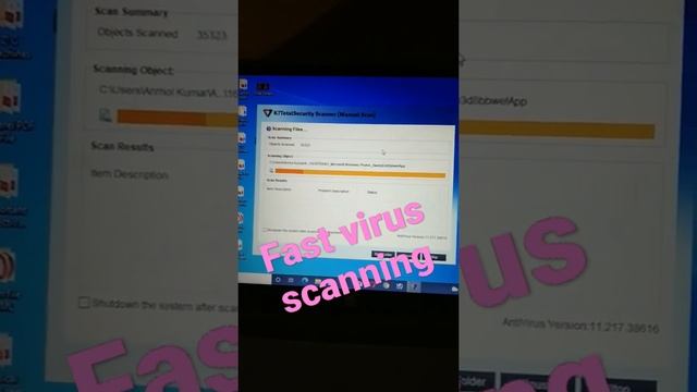 #K7TotalSecurity      anti virus of fast sanned  computer and laptop to the working ....