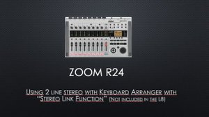Zoom Livetrack L-8  vs  Zoom R24  - Recording Test with an Arranger Keyboard