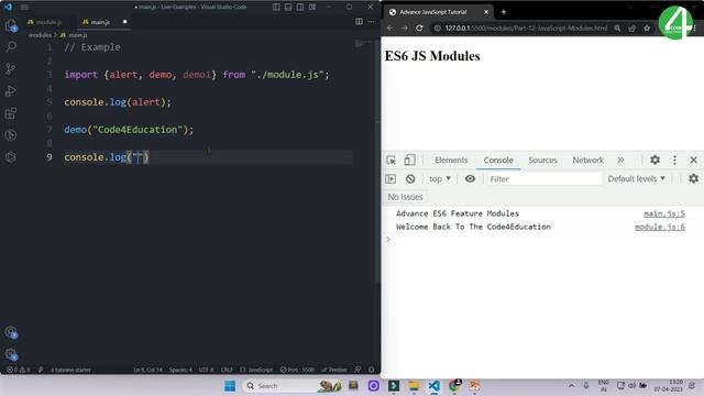 #12 Advance JavaScript Modules Tutorial  In Hindi | Advance JavaScript Tutorial In Hindi