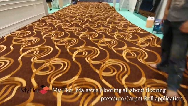 Malaysia flooring, My Flor flooring, Premium Carpet Roll application job, carpet floor смотреть онлайн
