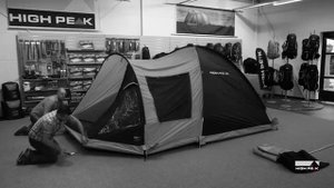 Просторная палатка для семейного кемпинга и летних поездок High Peak Santiago 5 Местная с тамбуром